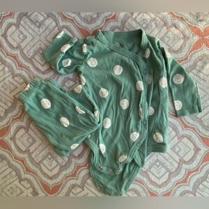 Carter's  Green Polka Dot Baby Outfit